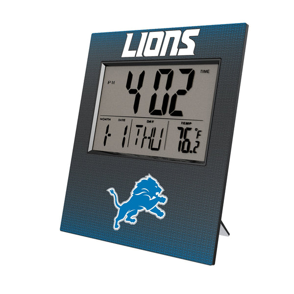 Detroit Lions Linen Wall Clock