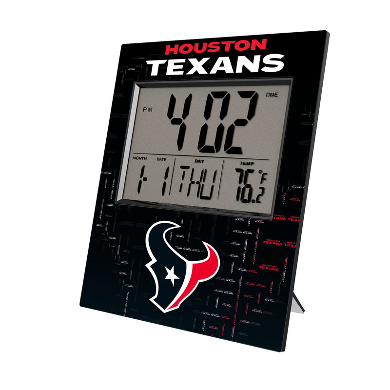 Houston Texans Quadtile Wall Clock