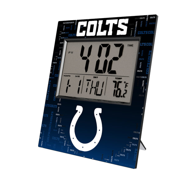 Indianapolis Colts Quadtile Wall Clock