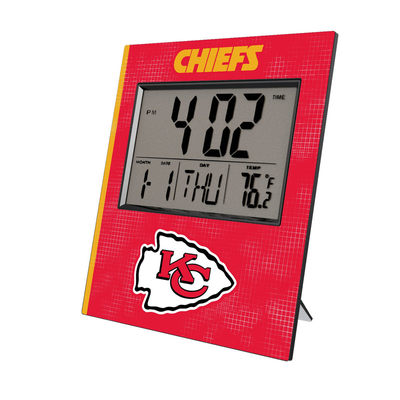 Kansas City Chiefs Hatch Wall Clock