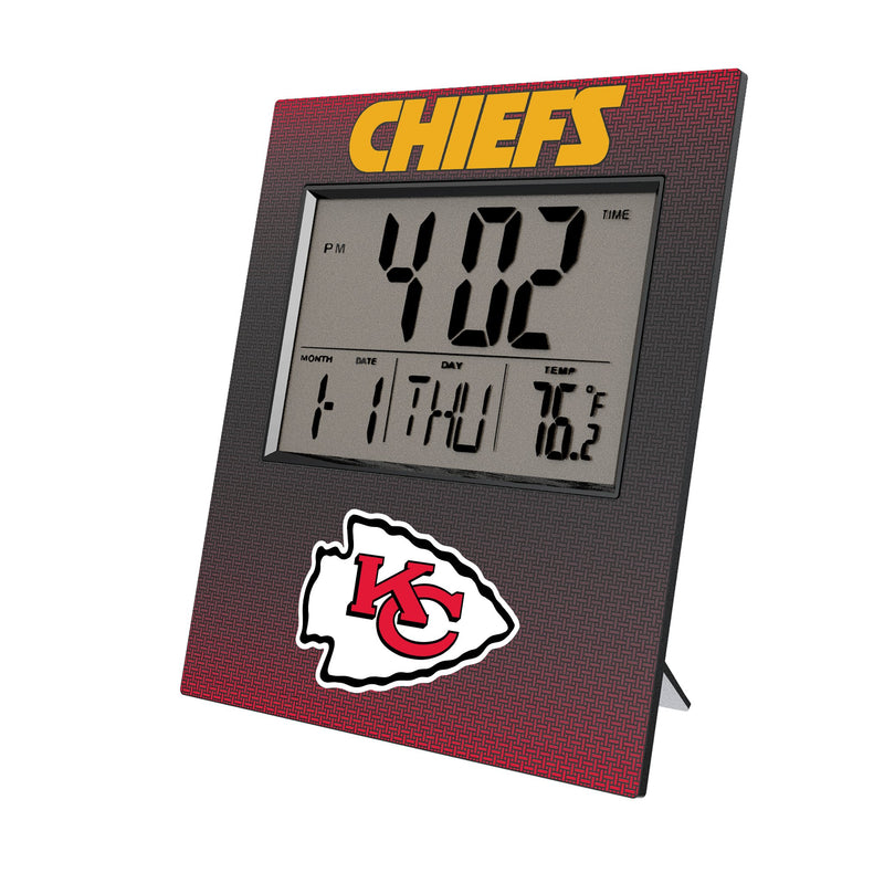 Kansas City Chiefs Linen Wall Clock