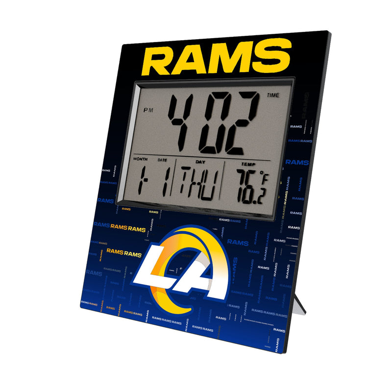 Los Angeles Rams Quadtile Wall Clock