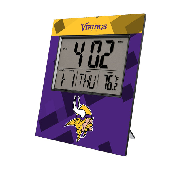 Minnesota Vikings Color Block Wall Clock