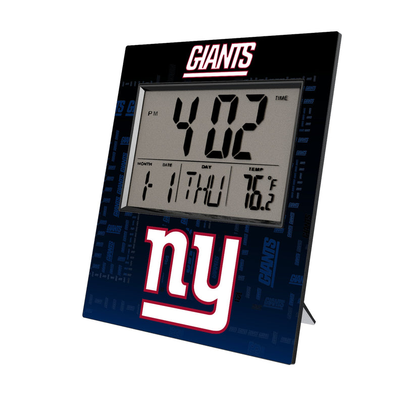 New York Giants Quadtile Wall Clock