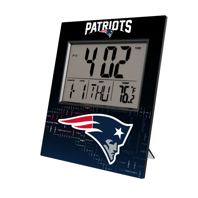 New England Patriots Quadtile Wall Clock