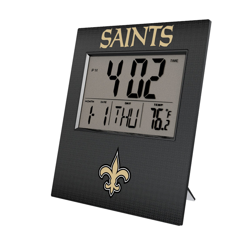 New Orleans Saints Linen Wall Clock