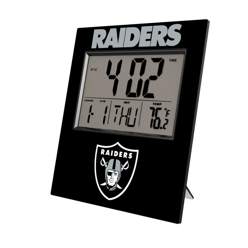 Las Vegas Raiders Quadtile Wall Clock