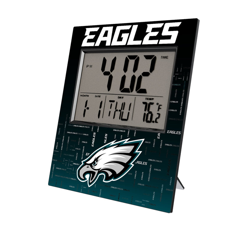 Philadelphia Eagles Quadtile Wall Clock