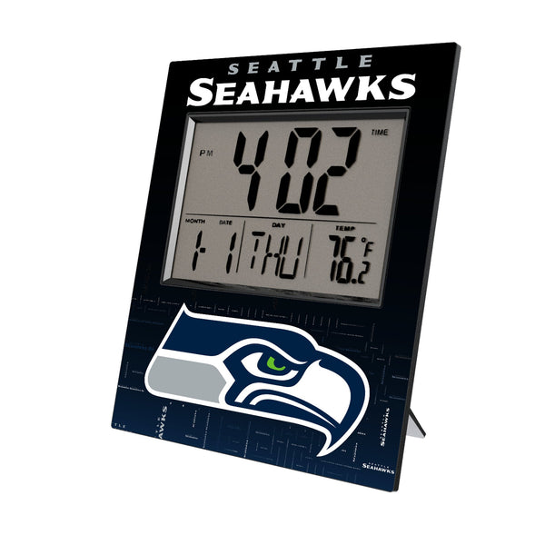 Seattle Seahawks Quadtile Wall Clock