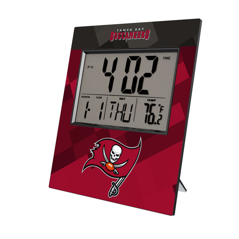 Tampa Bay Buccaneers Color Block Wall Clock