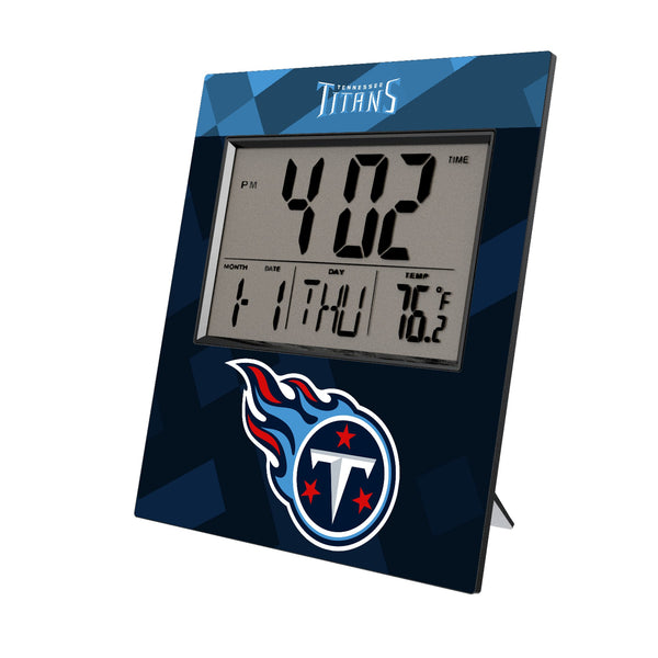 Tennessee Titans Color Block Wall Clock