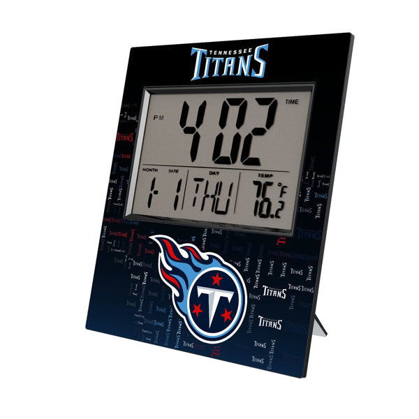 Tennessee Titans Quadtile Wall Clock