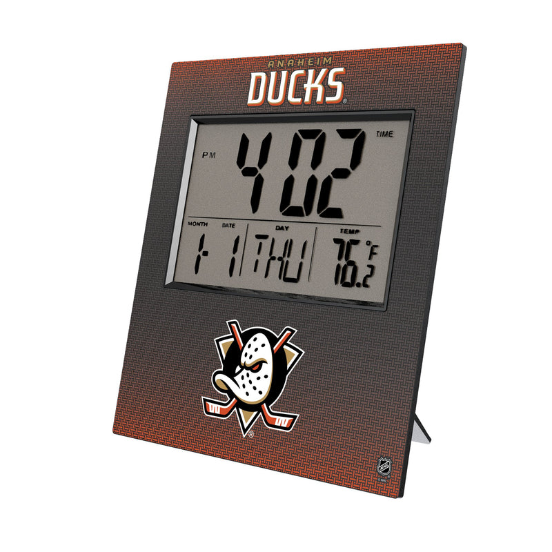 Anaheim Ducks Linen Wall Clock