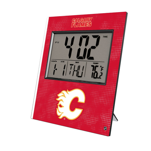 Calgary Flames Hatch Wall Clock