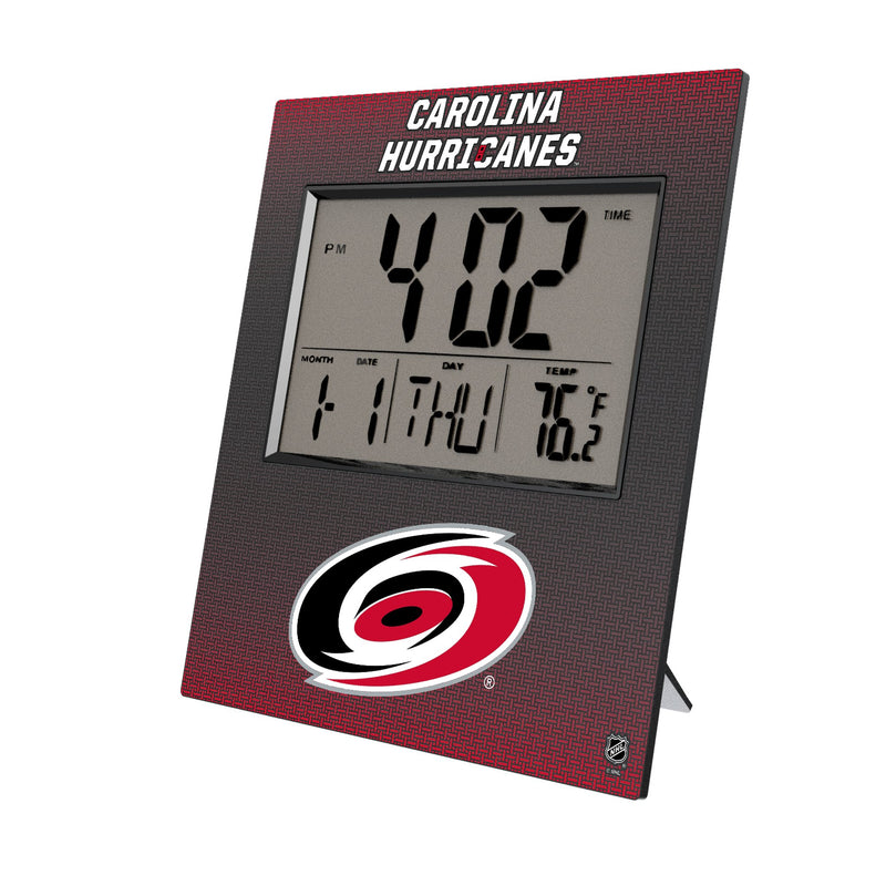 Carolina Hurricanes Linen Wall Clock