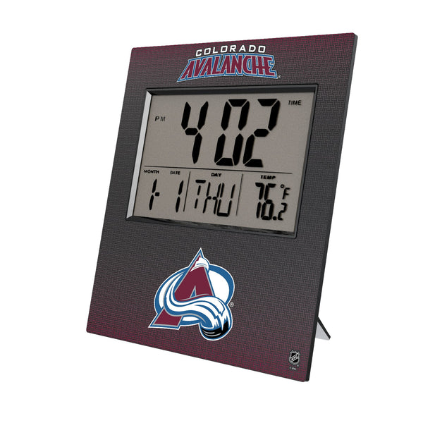 Colorado Avalanche Linen Wall Clock