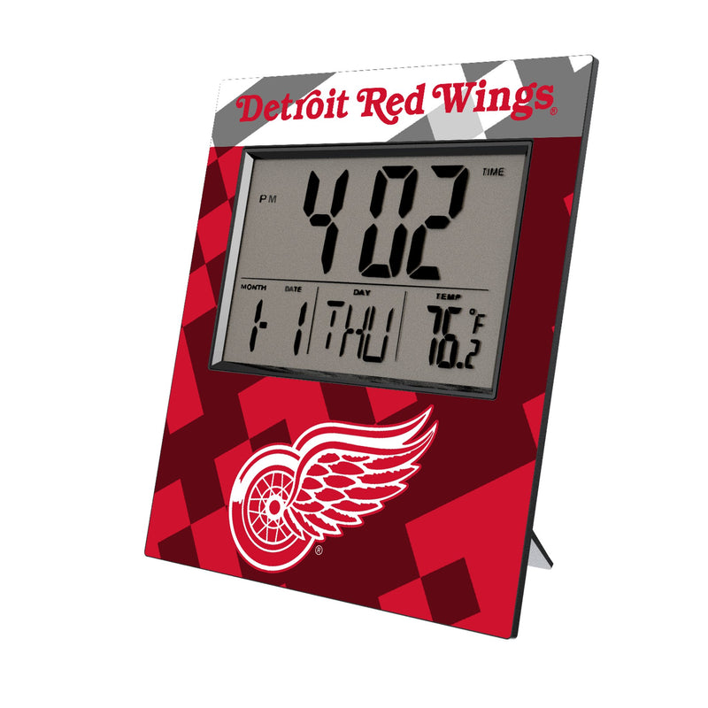 Detroit Red Wings Color Block Wall Clock