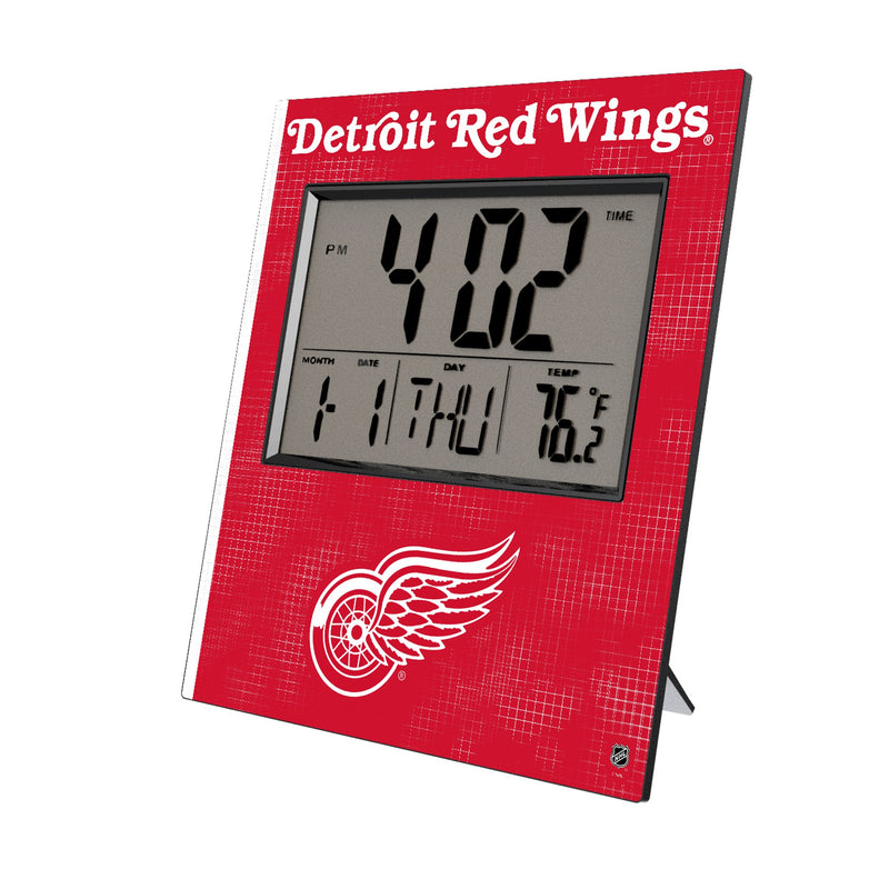 Detroit Red Wings Hatch Wall Clock