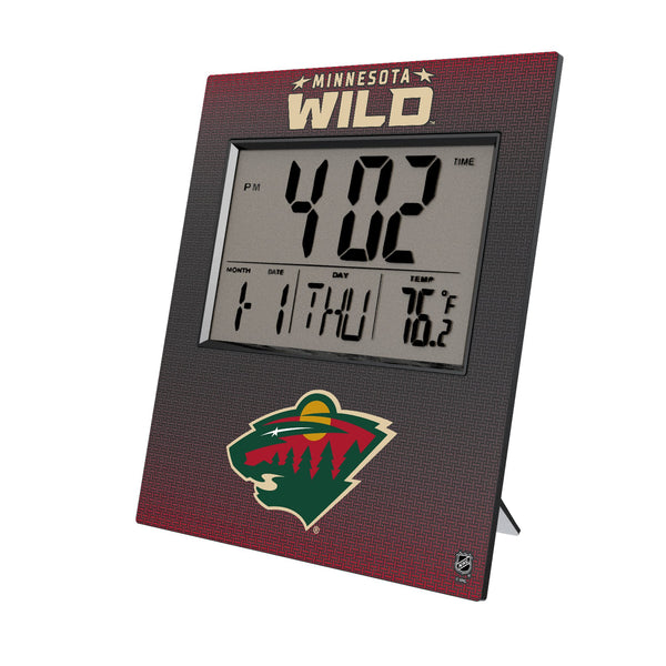 Minnesota Wild Linen Wall Clock