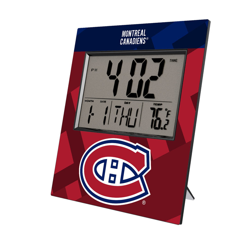 Montreal Canadiens Color Block Wall Clock