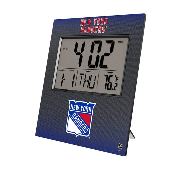 New York Rangers Linen Wall Clock