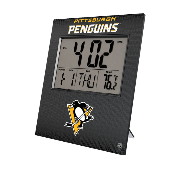 Pittsburgh Penguins Linen Wall Clock