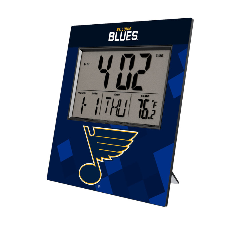 St. Louis Blues Color Block Wall Clock