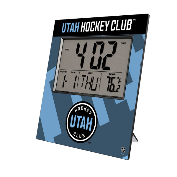 Utah Hockey Club Color Block Wall Clock