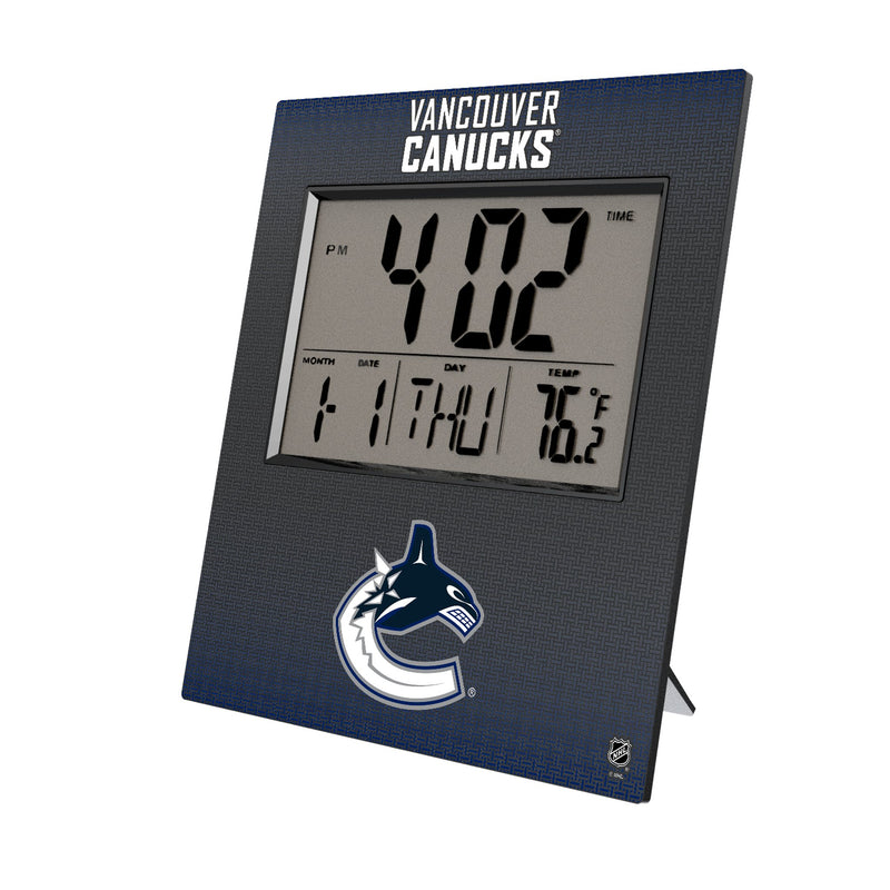 Vancouver Canucks Linen Wall Clock