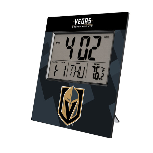 Vegas Golden Knights Color Block Wall Clock