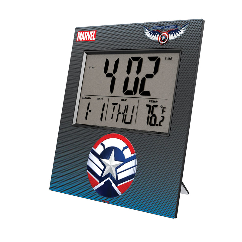 Marvel Avengers Sam Wilson Captain America Grid Wall Clock