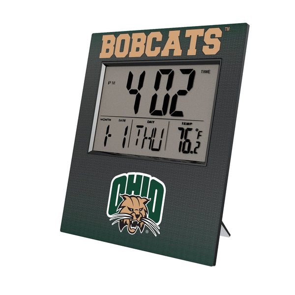 Ohio University Bobcats Linen Wall Clock