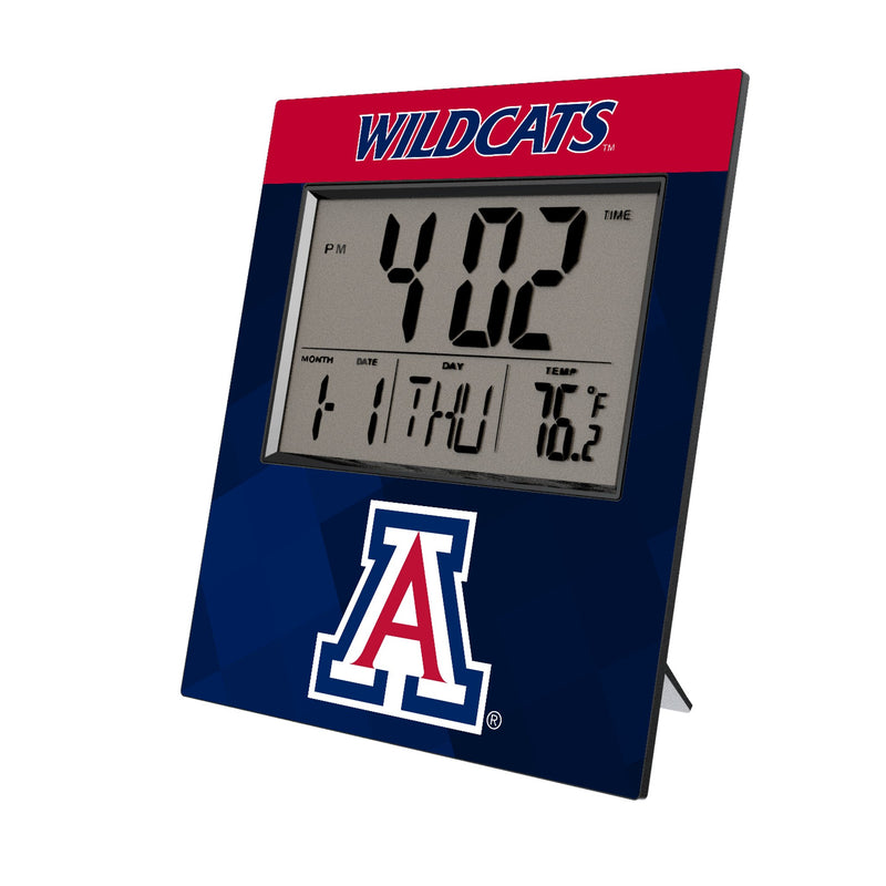 University of Arizona Wildcats Color Block Wall Clock