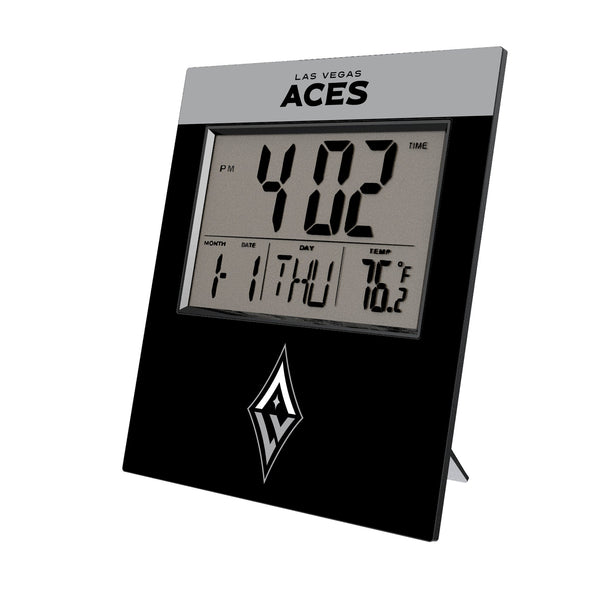 Las Vegas Aces Color Block Wall Clock