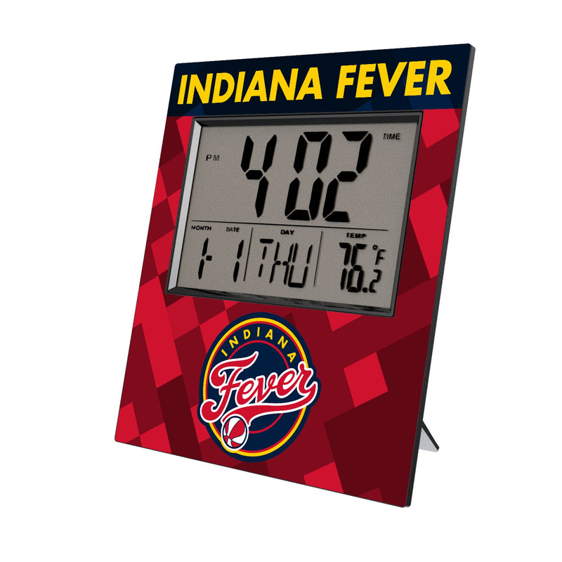 Indiana Fever Color Block Wall Clock