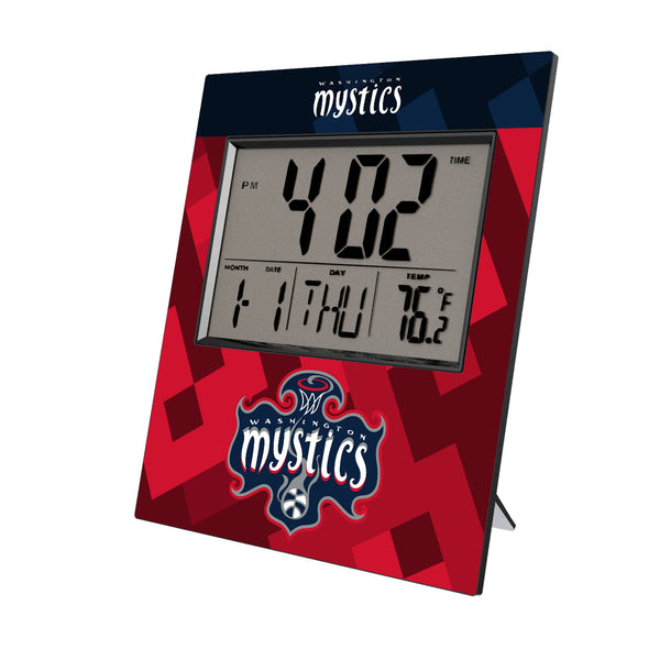 Washington Mystics Color Block Wall Clock