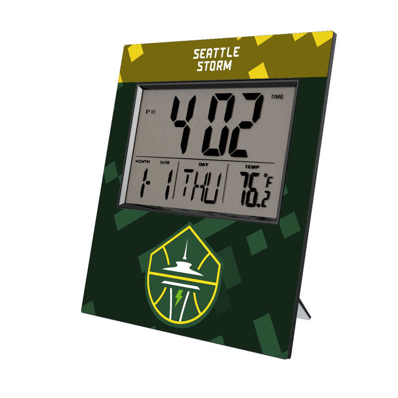 Seattle Storm Color Block Wall Clock