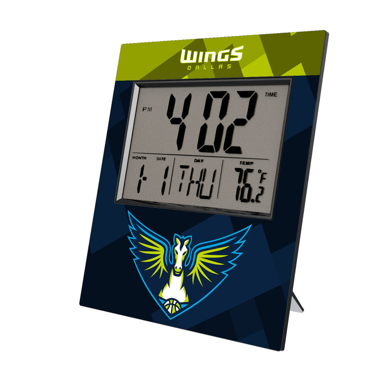 Dallas Wings Color Block Wall Clock