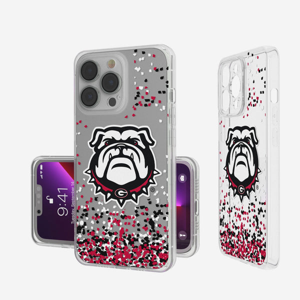 University of Georgia Bulldogs Uga Confetti iPhone Clear Phone Case