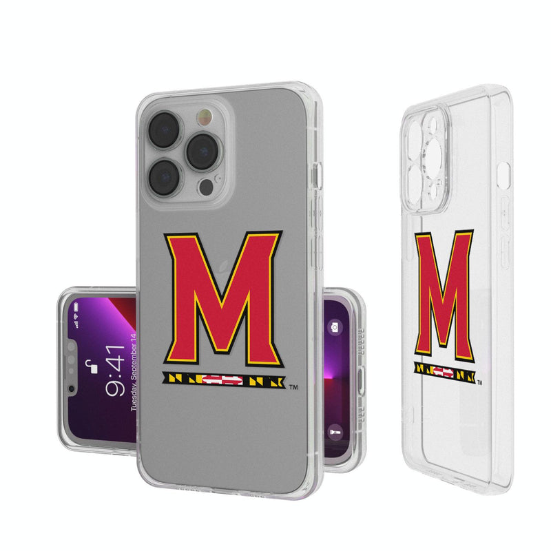 University of Maryland Terrapins Insignia iPhone Clear Phone Case