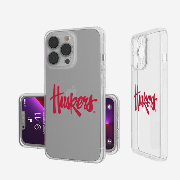 University of Nebraska Huskers Insignia iPhone Clear Phone Case