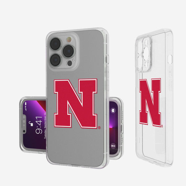 University of Nebraska Huskers Block N Insignia iPhone Clear Phone Case