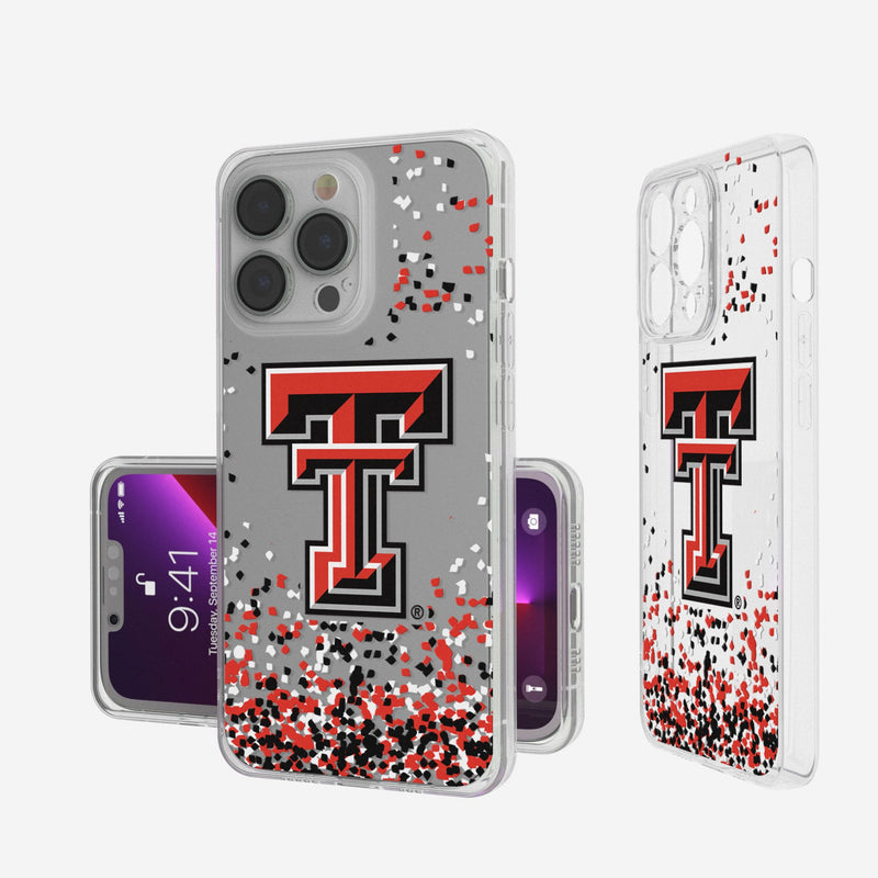 Texas Tech Red Raiders Confetti iPhone Clear Phone Case