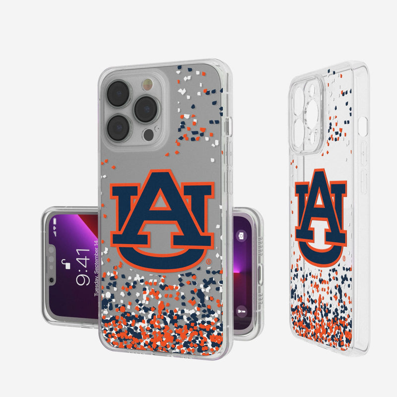 University of Auburn Tigers Confetti iPhone Clear Phone Case