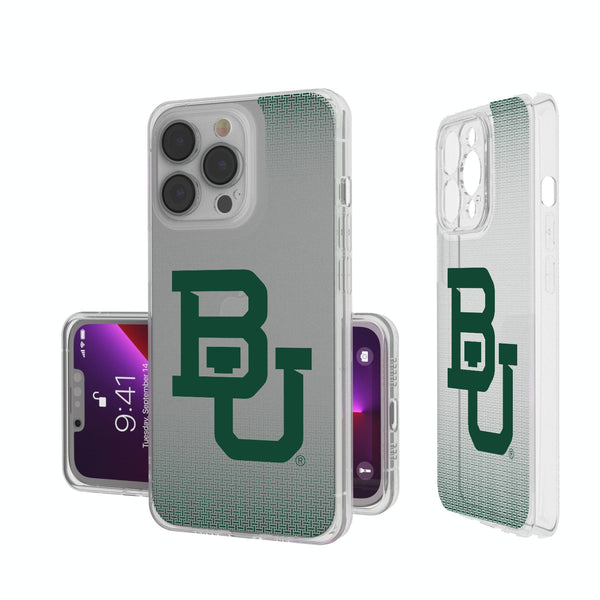 Baylor University Bears Linen iPhone Clear Phone Case