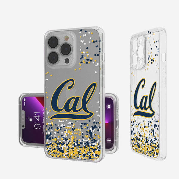 University of California Berkeley Golden Bears Confetti iPhone Clear Phone Case