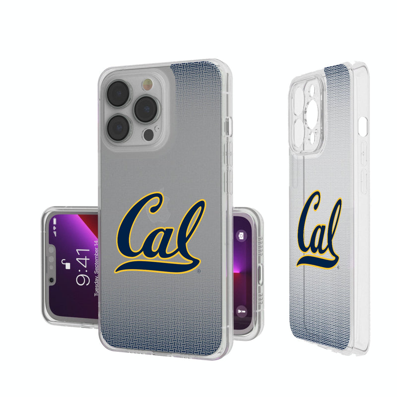 University of California Berkeley Golden Bears Linen iPhone Clear Phone Case