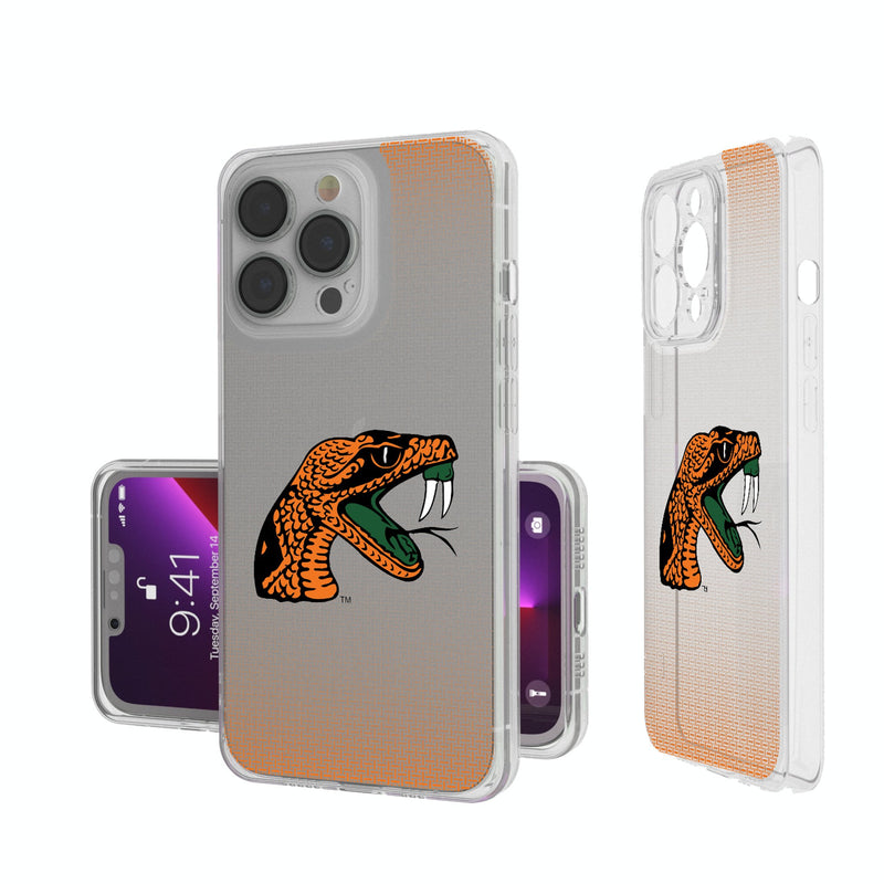 Florida A&M University Rattlers Linen iPhone Clear Phone Case