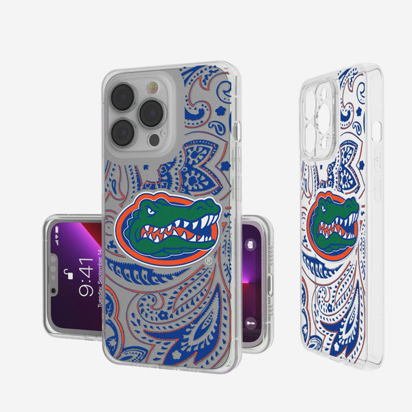 University of Florida Gators Paisley iPhone Clear Phone Case