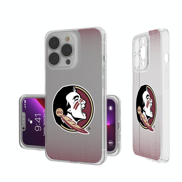 Florida State University Seminoles Linen iPhone Clear Phone Case